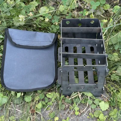 Піч-трісочниця Mzavod 21.3х15х15см 2мм велика з чохлом - 1 - Robinzon.ua