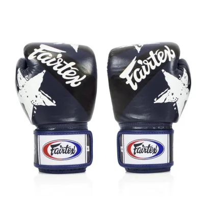 Боксерські рукавиці Fairtex BGV1 Nation Print Blue 14 унцій - 1 - Robinzon.ua