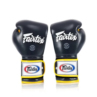 Боксерські рукавиці Fairtex BGV9 Mexican Blue/Yellow 12 унцій - 1 - Robinzon.ua