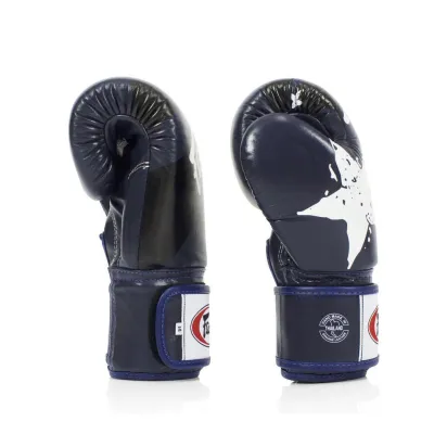Боксерські рукавиці Fairtex BGV1 Nation Print Blue 12 унцій - 3 - Robinzon.ua
