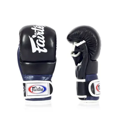 Рукавиці греплінгові для ММА Fairtex FGV18 Black/Blue L - 2 - Robinzon.ua