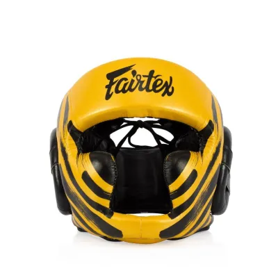 Боксерський шолом Fairtex HG16 Gold L - 1 Боксерський шолом Fairtex HG16 Gold L - 1 - Robinzon.ua