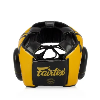 Боксерський шолом Fairtex HG16 Gold L - 2 Боксерський шолом Fairtex HG16 Gold L - 2 - Robinzon.ua