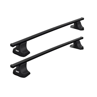 Багажник на гладкий дах Thule Squarebar Evo Rapid для Toyota Corolla (mkIX)(E120)(седан) 2000-2007 (TH 7122-754-1630) - 1 - Robinzon.ua