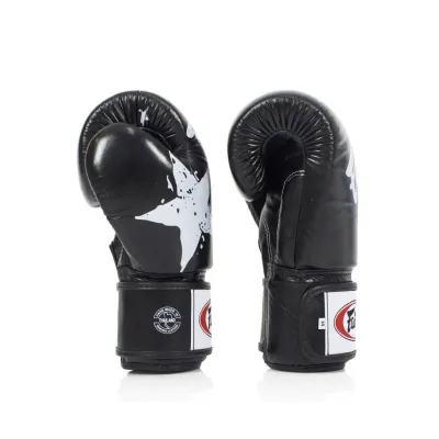 Боксерские перчатки Fairtex BGV1 Nation Print Black 16 унций - 3 - Robinzon.ua