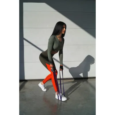 Эспандер-петля (резинка для фитнеса и кроссфита) PowerPlay 4115 Power Band Фиолетовая (14-23kg) - 5 - Robinzon.ua