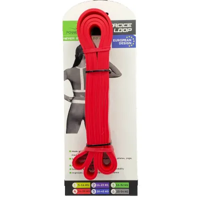 Эспандер-петля (резинка для фитнеса и кроссфита) PowerPlay 4115 Power Band Красная (14-39 кг) - 6 - Robinzon.ua