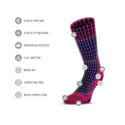 Треккинговые носки Accapi Trekking Touch Crew, Black/Red, 34-36 (ACC H0814.952-0) - 1 - Robinzon.ua