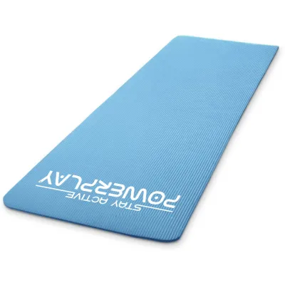 Коврик для йоги и фитнеса PowerPlay 4152 NBR Performance Mat Синий (183x61x1) - 2 - Robinzon.ua