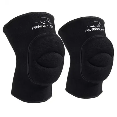 Наколінники PowerPlay PP-8000 Elastic Knee Support (пара) чорні XL - 1 - Robinzon.ua