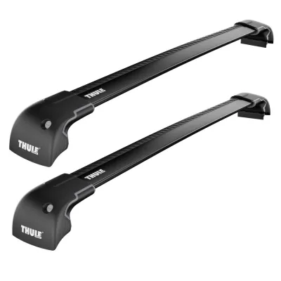 Багажник на интегрированные рейлинги Thule Wingbar Edge Black для Hyundai Santa Fe (mkIV) 2018→ (TH 9595B-4093) - 2 - Robinzon.ua