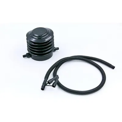 М'яч для фітнесу (фітбол) напівмасажний PowerPlay 4003 &Oslash;65 cm Gymball Сірий + помпа - 6 - Robinzon.ua