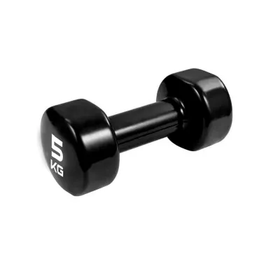 Гантель PowerPlay 4125 вінілова 5 кг Чорна - 6 - Robinzon.ua