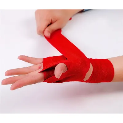 Бинти для боксу PowerPlay 3046 Червоні (2.5 м) - 6 - Robinzon.ua