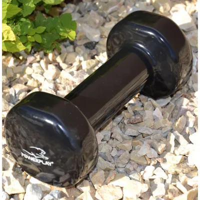 Гантель PowerPlay 4125 вінілова 2 кг Чорна - 6 Гантель PowerPlay 4125 вінілова 2 кг Чорна - 6 - Robinzon.ua