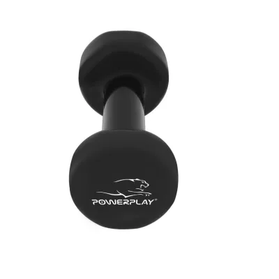 Гантель вінілова PowerPlay 4125 Achilles 2*5 кг. Чорна (2шт.) - 2 Гантель вінілова PowerPlay 4125 Achilles 2*5 кг. Чорна (2шт.) - 2 - Robinzon.ua