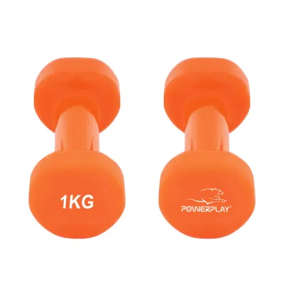 Гантель вінілова PowerPlay 4125 Achilles 2*1 кг.Помаранчеві (2шт.) - 6 Гантель вінілова PowerPlay 4125 Achilles 2*1 кг.Помаранчеві (2шт.) - 6 - Robinzon.ua