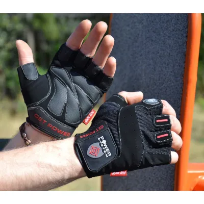 Рукавиці для фітнесу та важкої атлетики Power System PS-2550 Get Power Black M - 4 - Robinzon.ua