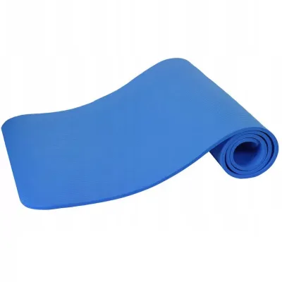 Коврик для йоги и фитнеса Power System PS-4017 NBR Fitness Yoga Mat Plus Blue (180х61х1) - 3 - Robinzon.ua
