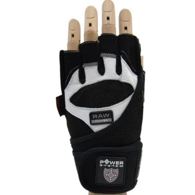 Рукавиці для фітнесу та важкої атлетики Power System PS-2850 Raw Power Black/White XL - 1 Рукавиці для фітнесу та важкої атлетики Power System PS-2850 Raw Power Black/White XL - 1 - Robinzon.ua