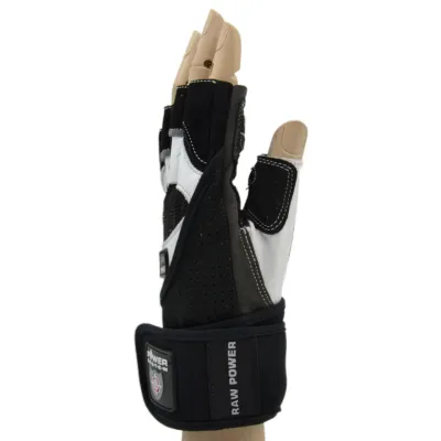 Рукавиці для фітнесу та важкої атлетики Power System PS-2850 Raw Power Black/White XL - 2 Рукавиці для фітнесу та важкої атлетики Power System PS-2850 Raw Power Black/White XL - 2 - Robinzon.ua