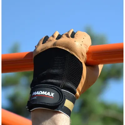 Рукавички для фітнесу та важкої атлетики MadMax MFG-248 Clasic Brown XXL - 4 - Robinzon.ua