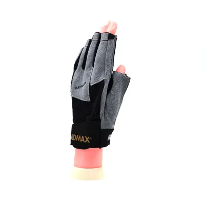 Перчатки для фитнеса и тяжелой атлетики MadMax MFG-871 Damasteel Grey/Black XL - 2 Перчатки для фитнеса и тяжелой атлетики MadMax MFG-871 Damasteel Grey/Black XL - 2 - Robinzon.ua