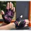 Рукавички для фітнесу та важкої атлетики MadMax MFG-770 Flower Power Gloves Black/Pink S - 6 - Robinzon.ua