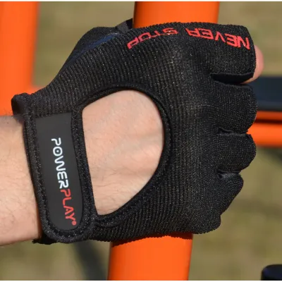 Перчатки для фитнеса PowerPlay 9077 Never Stop черно-красные S - 4 - Robinzon.ua