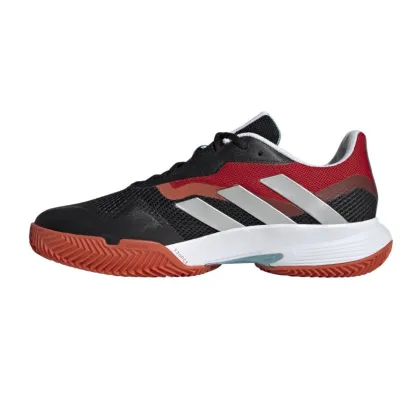 Кросівки чоловік.  Adidas Courtjam Control Clay чорний,червоний UK11.5 (46.5) HQ6949 46.5 - 1 - Robinzon.ua