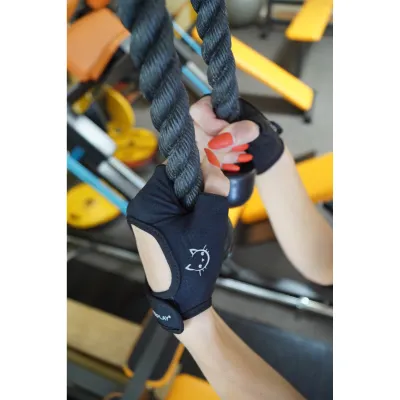 Рукавички для фітнесу та важкої атлетики PowerPlay 2004 жіночі Чорні S - 4 - Robinzon.ua