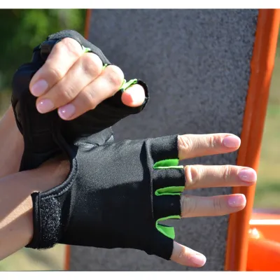 Рукавички для фітнесу MadMax MFG-251 Rainbow Green L - 4 - Robinzon.ua