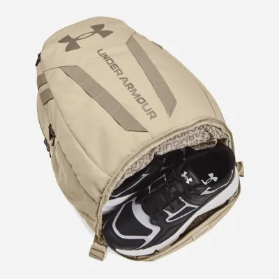 Рюкзак UA Hustle 5.0 Backpack 29L Бежевий 21х51х16 см (1361176-289) - 3 Рюкзак UA Hustle 5.0 Backpack 29L Бежевий 21х51х16 см (1361176-289) - 3 - Robinzon.ua
