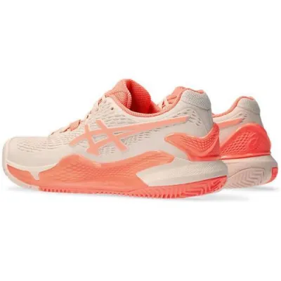 Жіночі тенісні кросівки Asics Gel-Resolution 9 clay Кораловий 39.5 (1042A224-700 39.5) - 2 - Robinzon.ua