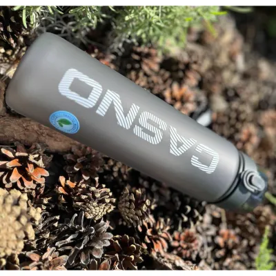 Пляшка для води CASNO 1050 мл KXN-1184 Сіра - 2 - Robinzon.ua