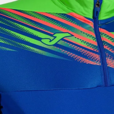 Жіноча спортивна кофта Joma Elite X Синій, Салатовий M (901810.722) - 3 Жіноча спортивна кофта Joma Elite X Синій, Салатовий M (901810.722) - 3 - Robinzon.ua