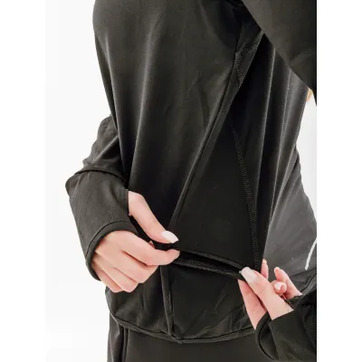 Жіноча Кофта Nike SWIFT TOP Чорний L (7dFB4316-010 L) - 3 - Robinzon.ua