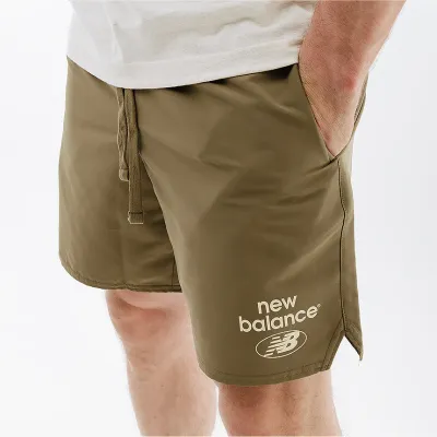 Мужские Шорты New Balance Essentials Reimagined Woven Хаки M (MS31519CGN) - 1 - Robinzon.ua
