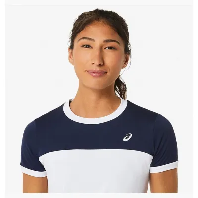 Женская Футболка Asics COURT SS TOP Белый Темно-синий S (2042A262-102 S) - 3 Женская Футболка Asics COURT SS TOP Белый Темно-синий S (2042A262-102 S) - 3 - Robinzon.ua