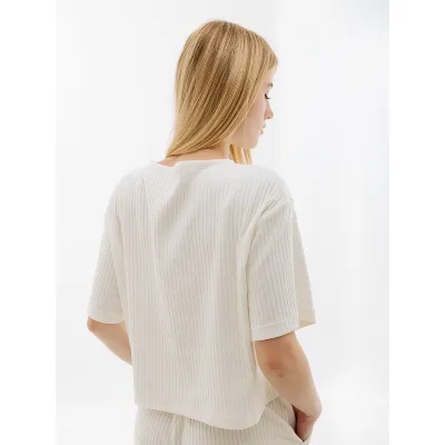 Жіноча Футболка Nike W NSW RIB JRSY SS TOP Бежевий M (7dDV7870-133 M) - 3 Жіноча Футболка Nike W NSW RIB JRSY SS TOP Бежевий M (7dDV7870-133 M) - 3 - Robinzon.ua