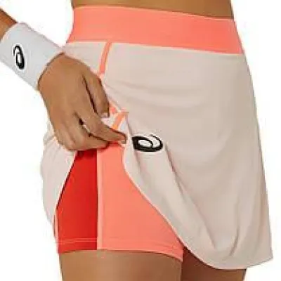 Спідниця жіноча тенісна Asics MATCH SKORT Кораловий XS (2042A293-702 XS) - 3 - Robinzon.ua
