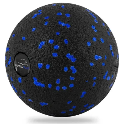 Масажний м'яч PowerPlay PP-4350 Epp Massage Ball (d8) Чорно/Синій - 1 - Robinzon.ua