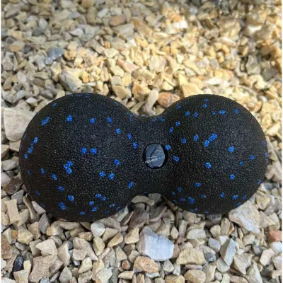 Масажний м'яч подвійний PowerPlay PP-4352 Epp foam peanut ball (d8*16cm.) Чорно/Синій - 5 - Robinzon.ua