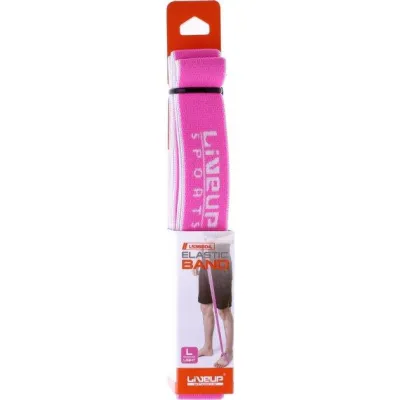 Еспандер з петлями LiveUP RESISTANCE BAND рожевий 90х2.5см LS3660-L - 1 - Robinzon.ua