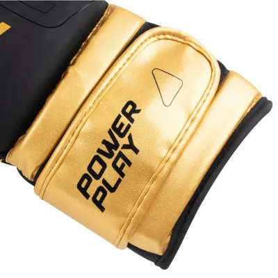 Боксерські рукавиці PowerPlay 3024 Ultra Mat Чорно-Золоті 10 унцій - 6 Боксерські рукавиці PowerPlay 3024 Ultra Mat Чорно-Золоті 10 унцій - 6 - Robinzon.ua