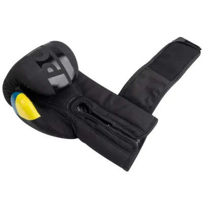 Боксерські рукавиці PowerPlay 3021 Ukraine Чорні 12 унцій - 5 - Robinzon.ua