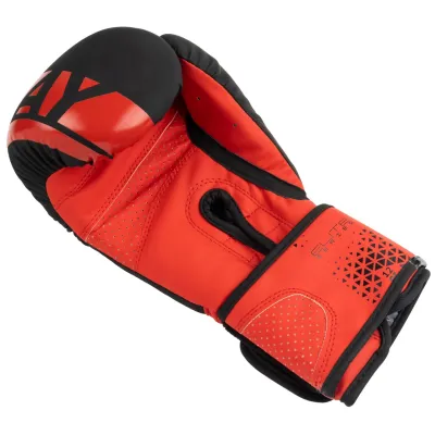 Боксерські рукавиці PowerPlay 3086 Matt Challenger Чорно-Червоні 10 унцій - 4 - Robinzon.ua