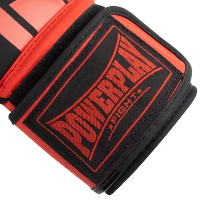 Боксерські рукавиці PowerPlay 3086 Matt Challenger Чорно-Червоні 10 унцій - 5 - Robinzon.ua