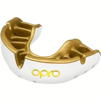 Капа OPRO Gold доросла (вік 11+)  White/Gold (art.102504005) - 1 - Robinzon.ua