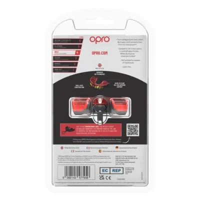 Капа OPRO Gold доросла (вік 11+) JAWS Black/Red (art.102504011) - 4 Капа OPRO Gold доросла (вік 11+) JAWS Black/Red (art.102504011) - 4 - Robinzon.ua